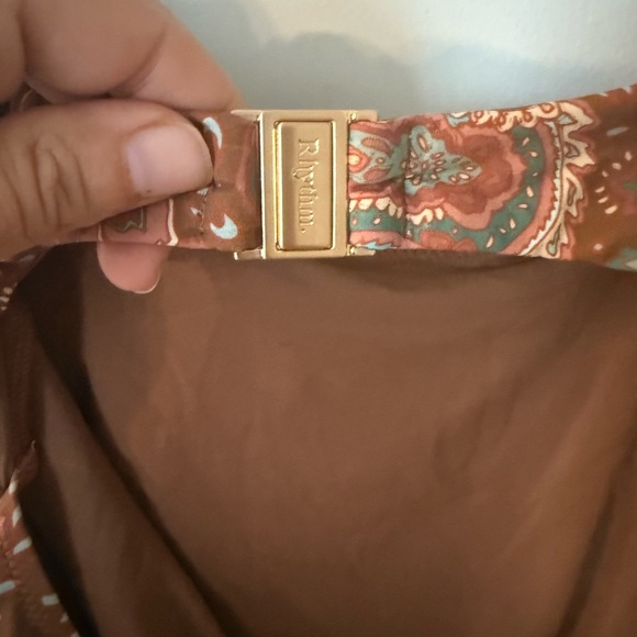 Rhythm Tank Short One-Piece Surf Suit – Brown Paisley – Size Medium – NWT Liner - Picture 10 of 10